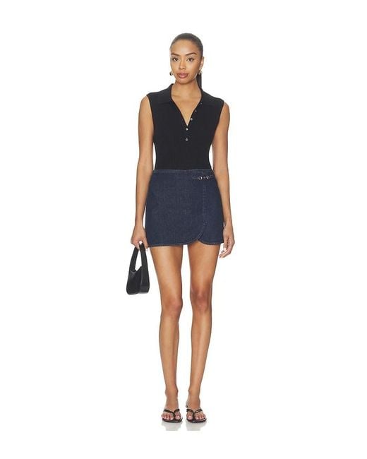 PAIGE Blue Montanna Skirt