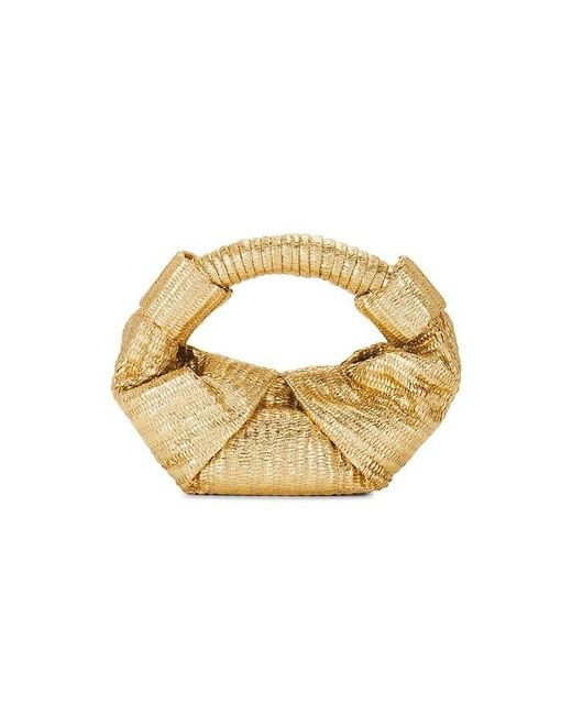 Simon Miller Metallic Raffia Lopsy Bag