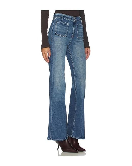 Citizens of Humanity Blue Kimberly Patch Pocket Flare Jeans