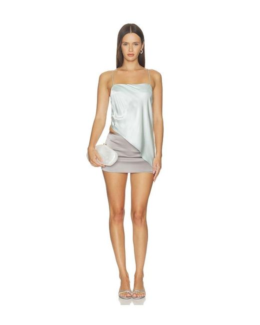Lamarque White Solange Asymmetric Hem Cami