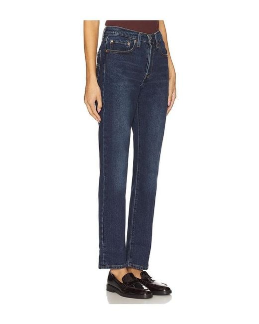 Levi's Blue 501 Straight Jeans