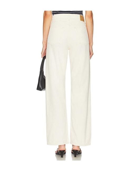 Rag & Bone White Shea Relaxed Straight