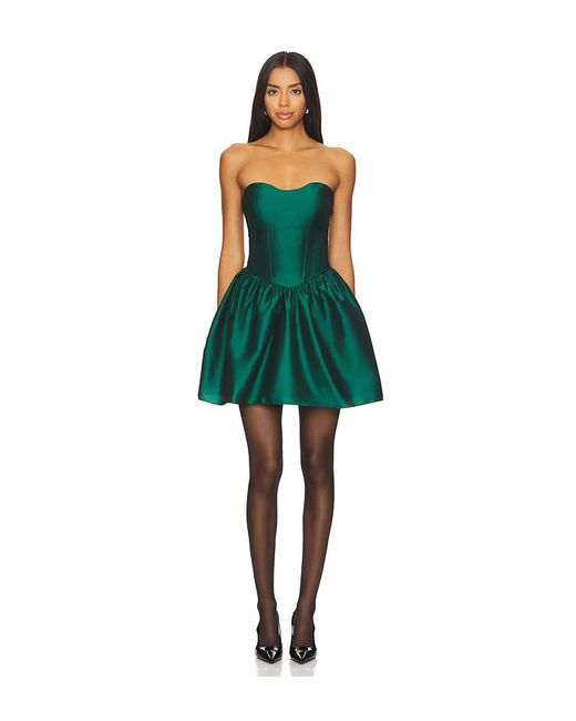 Vestido Naina En Color Verde Oscuro Talla (También En Xs) Azeeza de color Green