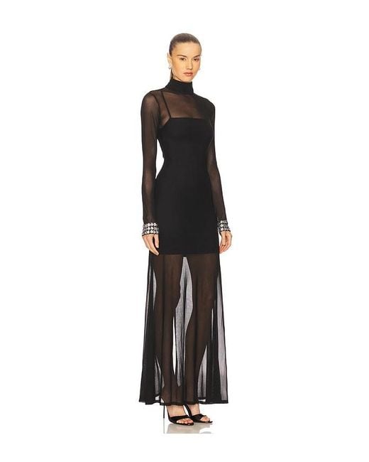 Mariandree Gaitan Black Emilia Dress