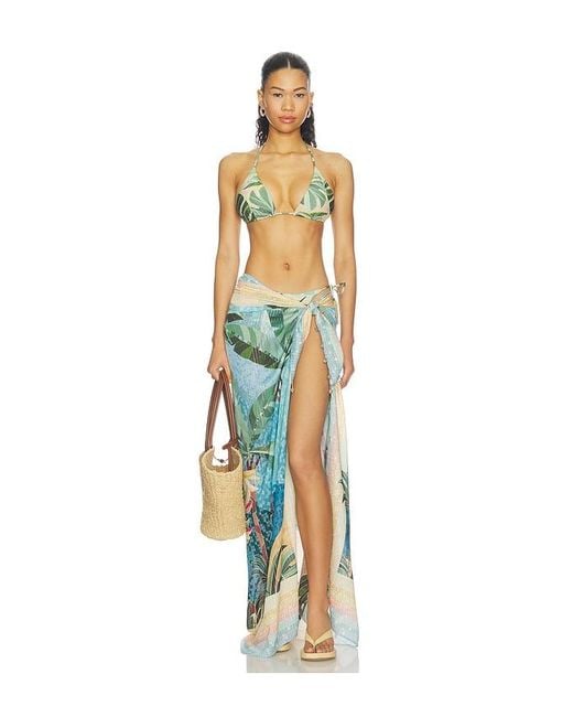 Farm Rio Blue Sarong
