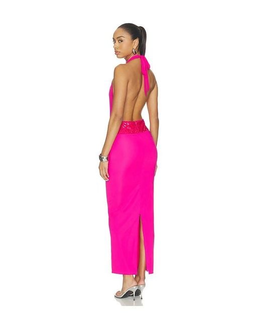 superdown Pink Taliah Maxi Dress