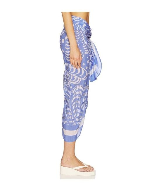 Vitamin A Blue Samara Sarong