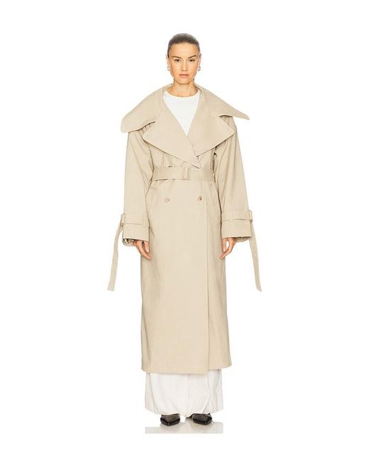 Lamarque White Josephine Coat