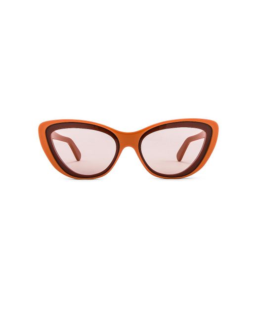 Zimmermann Cosmo Cateye Sunglasses in Red | Lyst