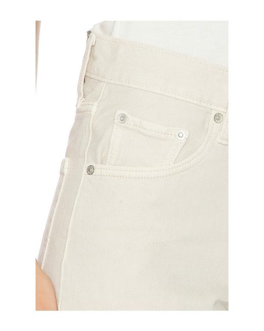 Levi's White Loose Boot Jeans