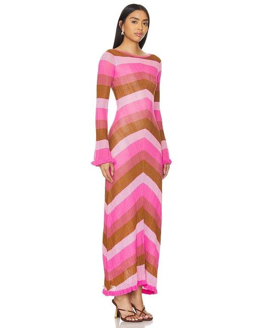 Significant Other Pink Gabriela Maxi Dress