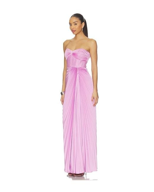 AMUR Pink Joyceann Sweetheart Gown