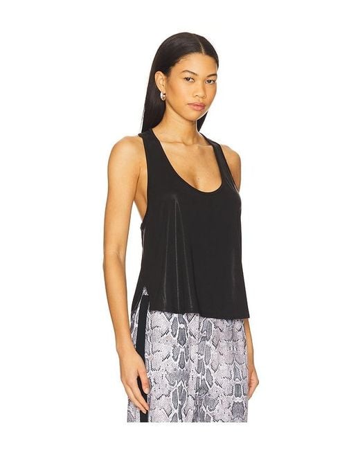 Heroine Sport Black Flare Tank Top