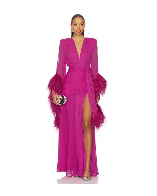 Bronx and Banco Women's Pink Geisha Maxi Dress