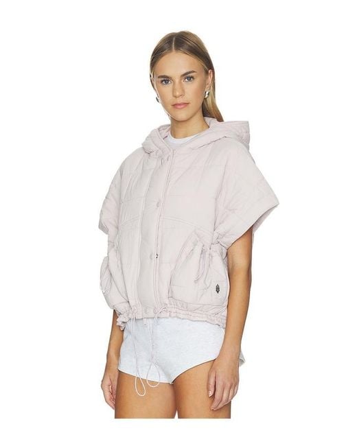 Free People White X Fp Movement Happy Trails Poncho