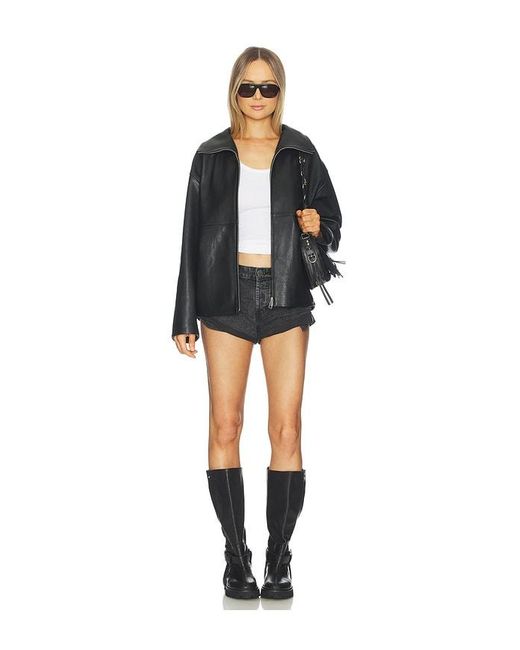 One Teaspoon Blue Bandits Low Waist Denim Shorts