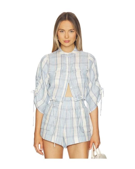 Hevron White Eva Top