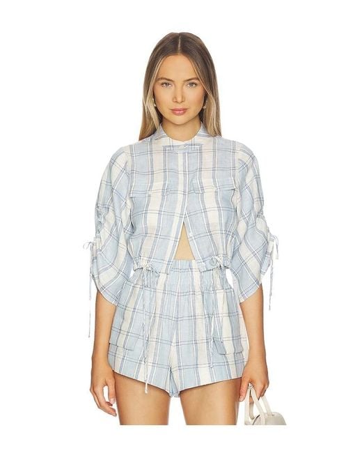 Hevron White Eva Top