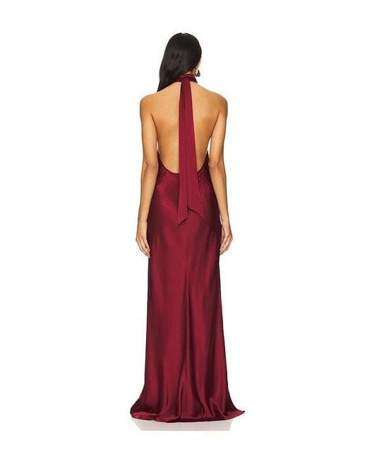 Stone Cold Fox Red X Revolve Amelia Gown