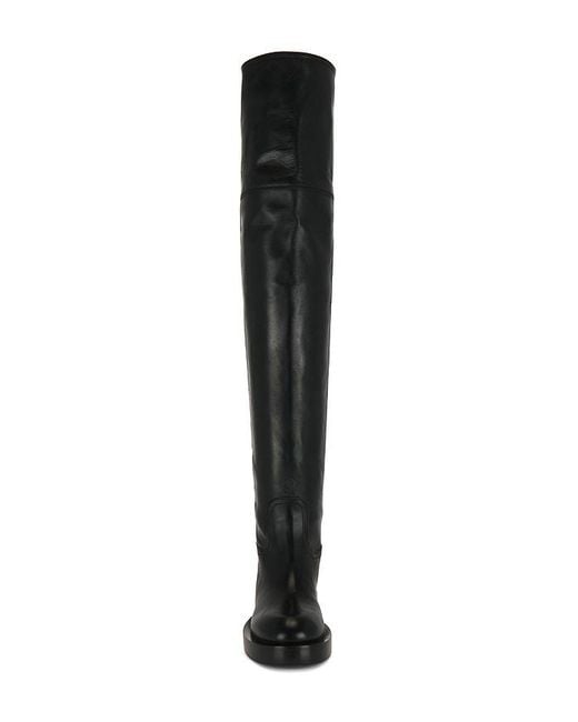 Paris Texas Black Napa Over The Knee Boot