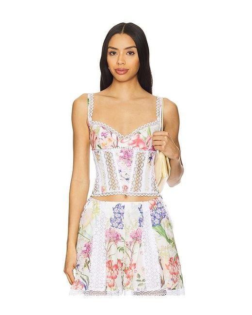 Top Sin Mangas Poppy En Color Blanco Talla (También En S, Xs) Charo Ruiz de color White