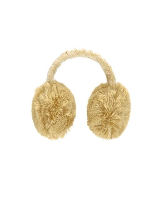 Goldbergh White Fluffy Earwarmers