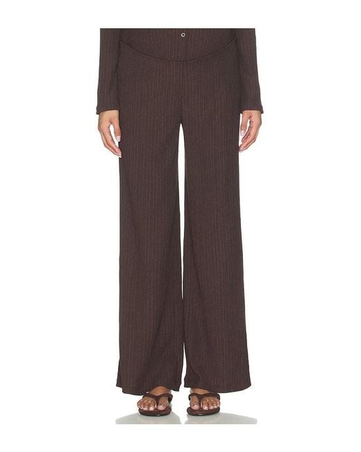 HATCH Brown The Edan Pull On Pant