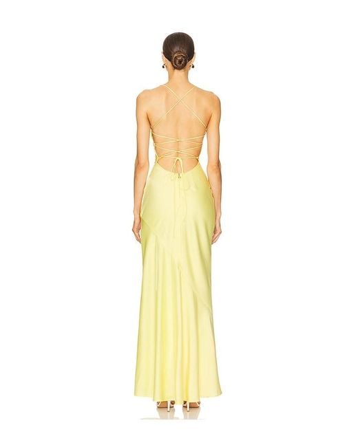 Nookie Yellow Entice Drape Gown