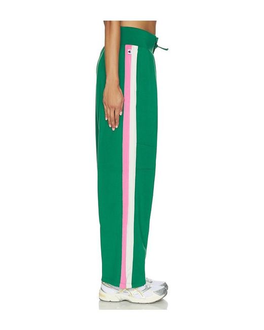 Champion Green Tennis Court Wide Leg Track Pant