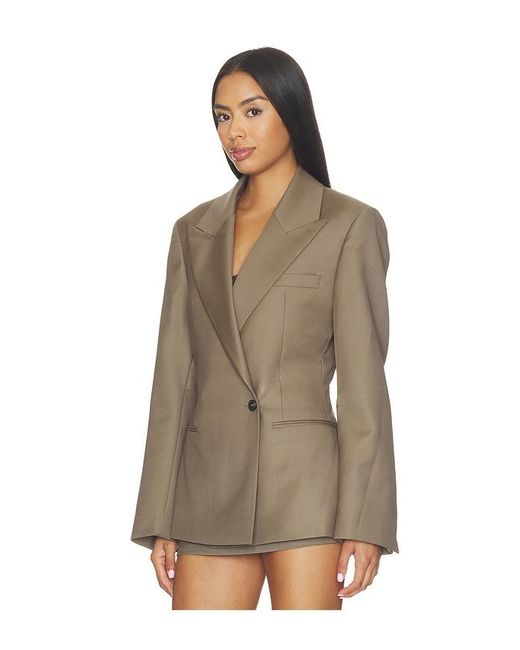 Rohe Brown Hourglass Shaped Blazer