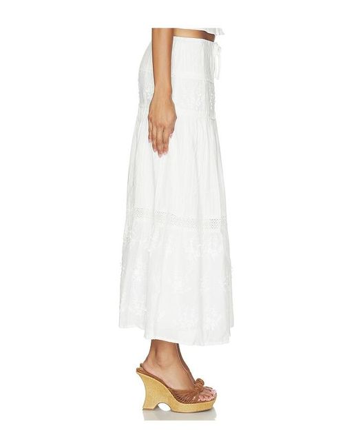 Astr White Gwyn Skirt
