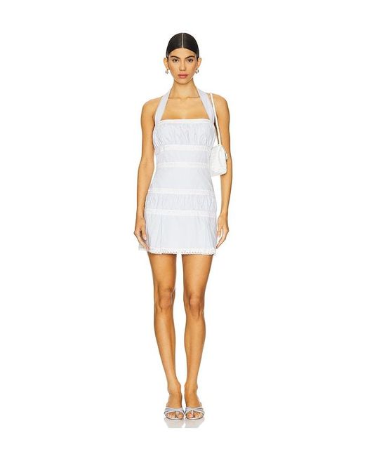 Fait Par Foutch White Francine Dress