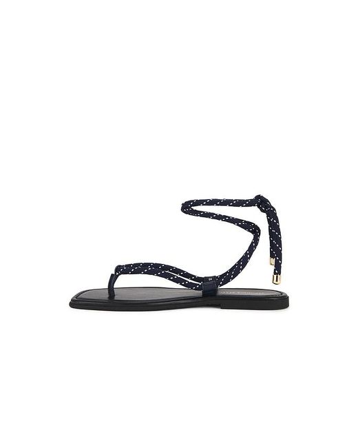 Veronica Beard Black Carmina Cord Sandal