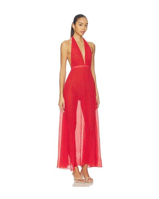 Lioness Red District Maxi Dress