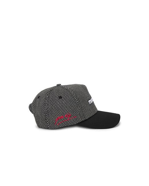 METALWOOD STUDIO Black Pro Tip Snapback Hat for men