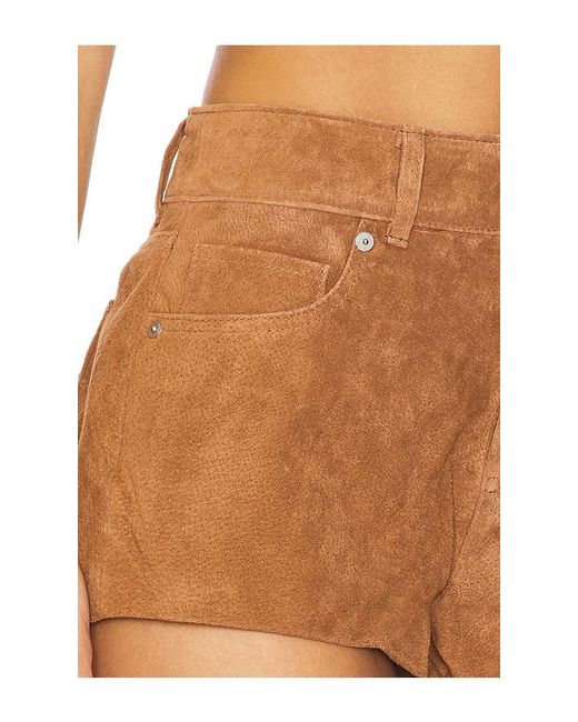 Blank NYC Natural Suede Hot Short