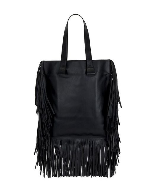 IRO Black Paper Franges Bag