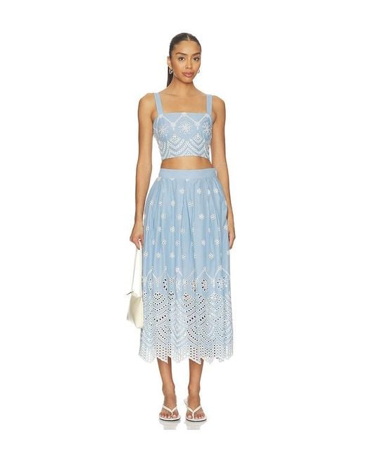 MISA Los Angles Blue Lois Top