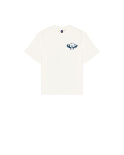 Deus Ex Machina White Ruff And Smooth Tee for men