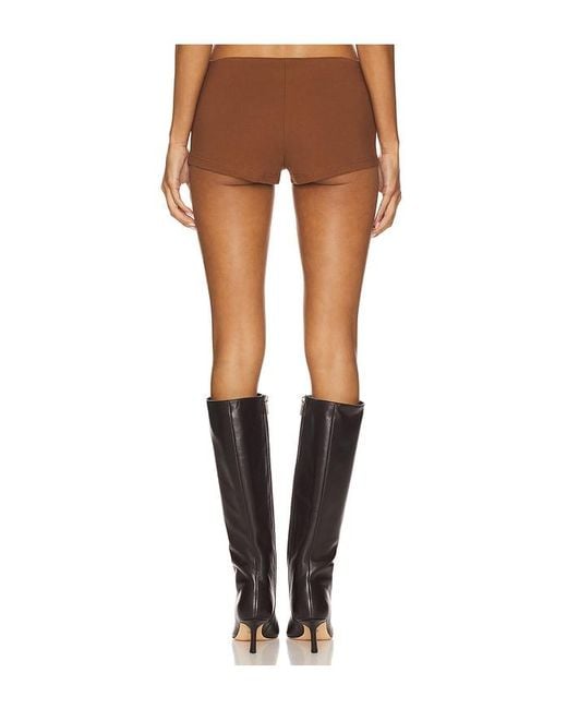 superdown Brown Giovanna Micro Short