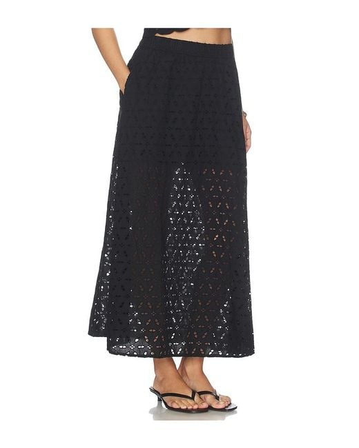 FAVORITE DAUGHTER Black The Pretty Please Skirt