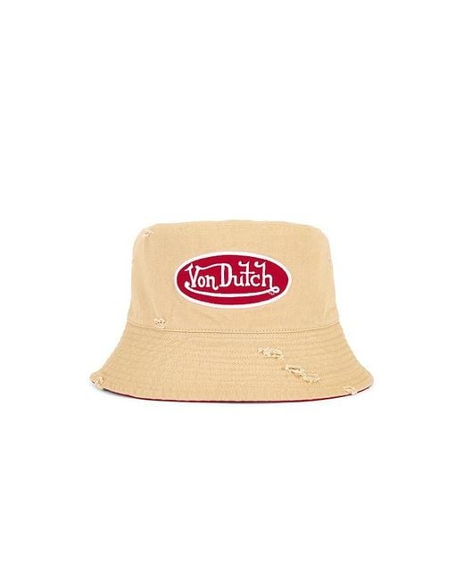 Von Dutch Bucket Hat in Pink for Men | Lyst
