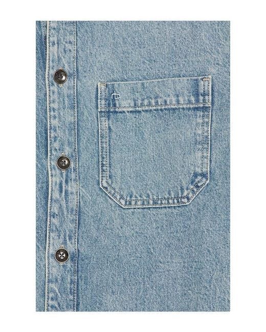 Rag & Bone Blue Astor Overshirt for men