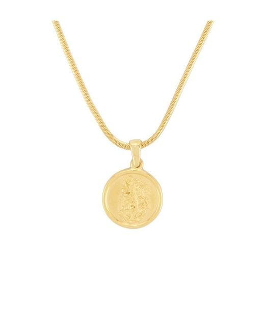 petit moments White Dubloon Necklace