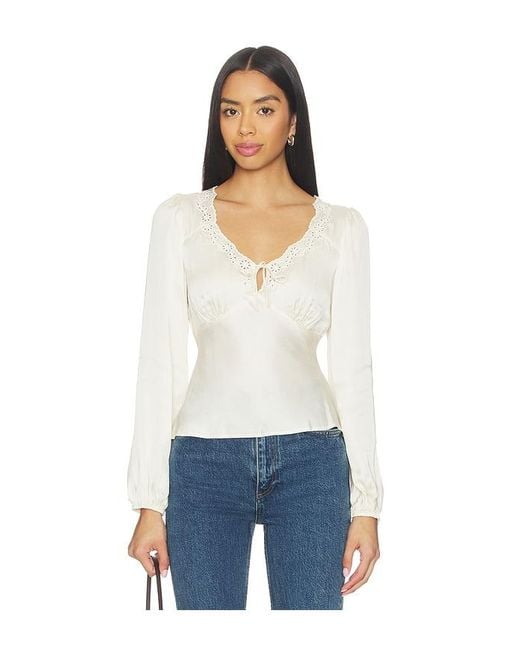 Astr White Roya Top