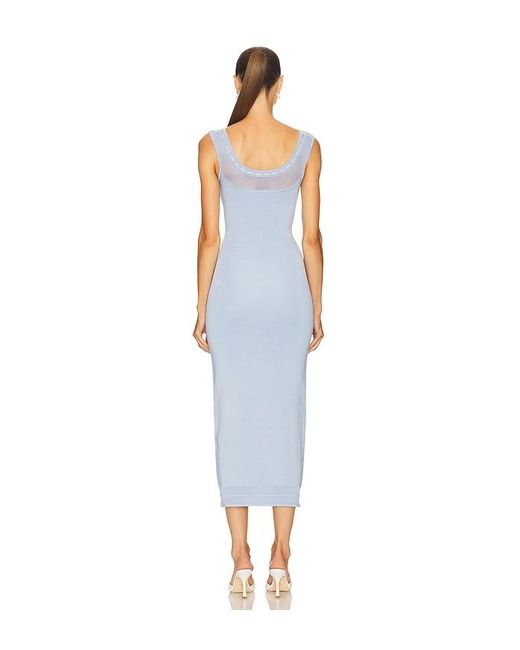 Helsa White Brie Midi Dress