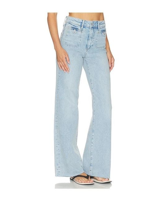 PAIGE Blue Anessa Welt Stitch Jeans