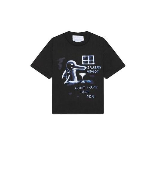 JUNGLES Wendbares T-Shirt Already Forgot in Black für Herren