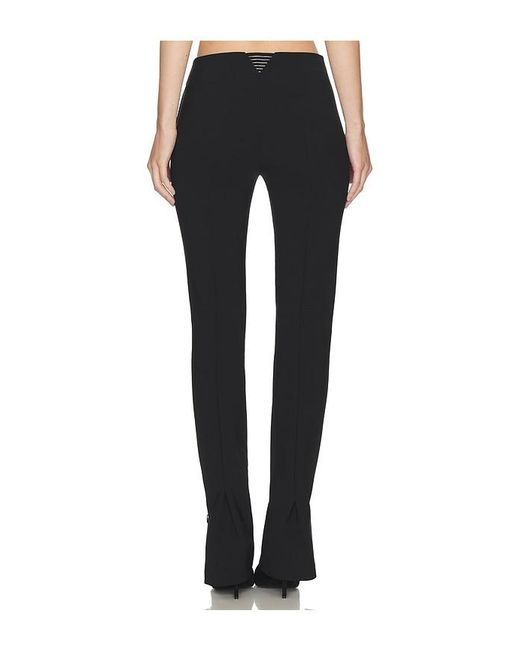 Halo Black Brace Waist Slim Trouser