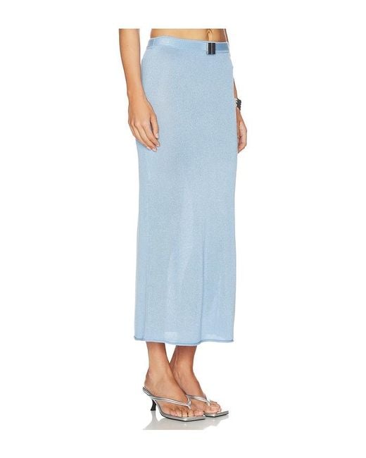 La Porte Blue Sonya Knit Skirt